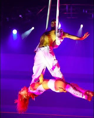 Duo Aerial Act (Available using Trapeze, Straps or Silk)
